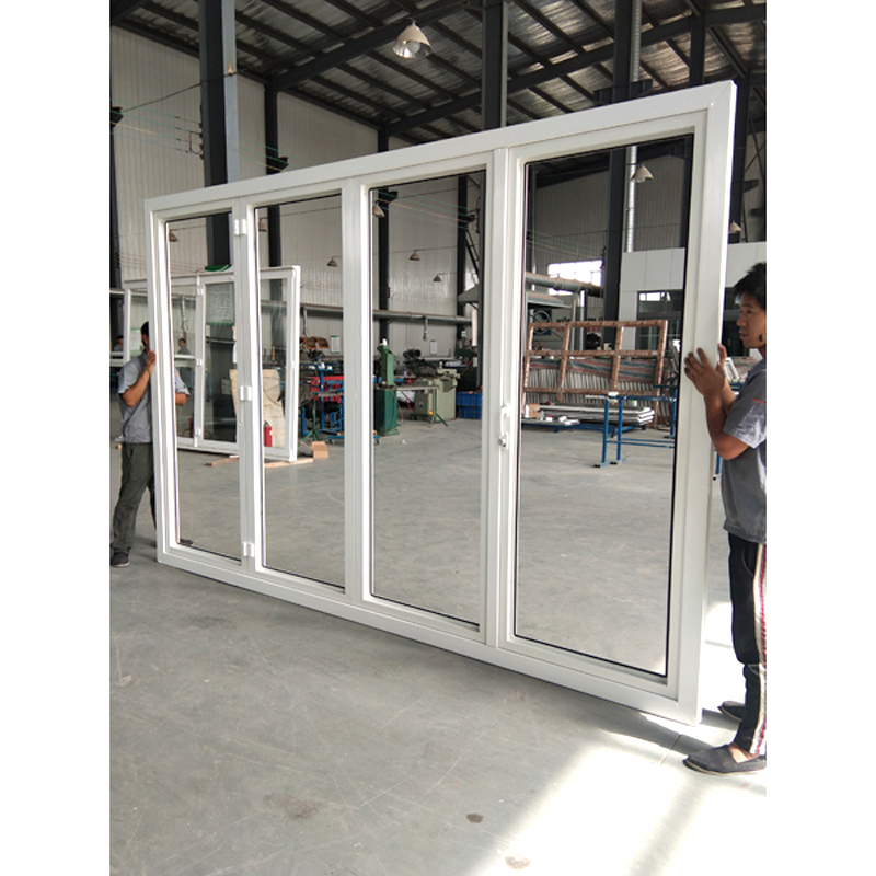 Interior exterior glass plastic bifold door