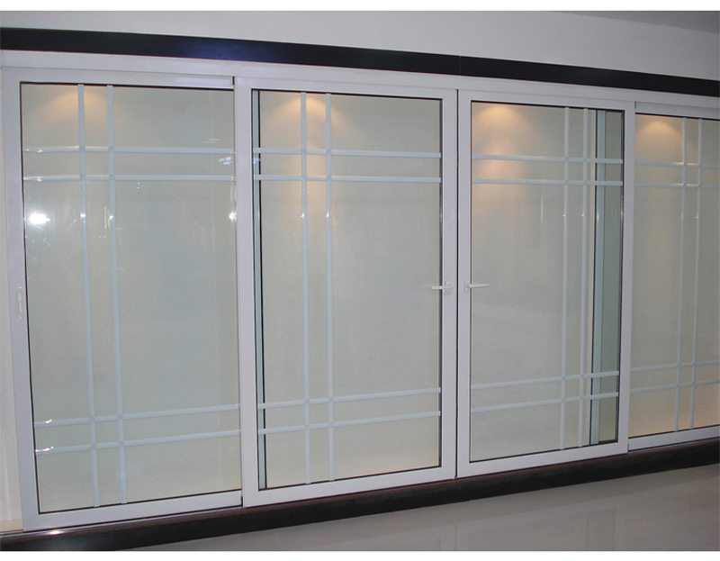 Glass vinyl pvc sliding window and door