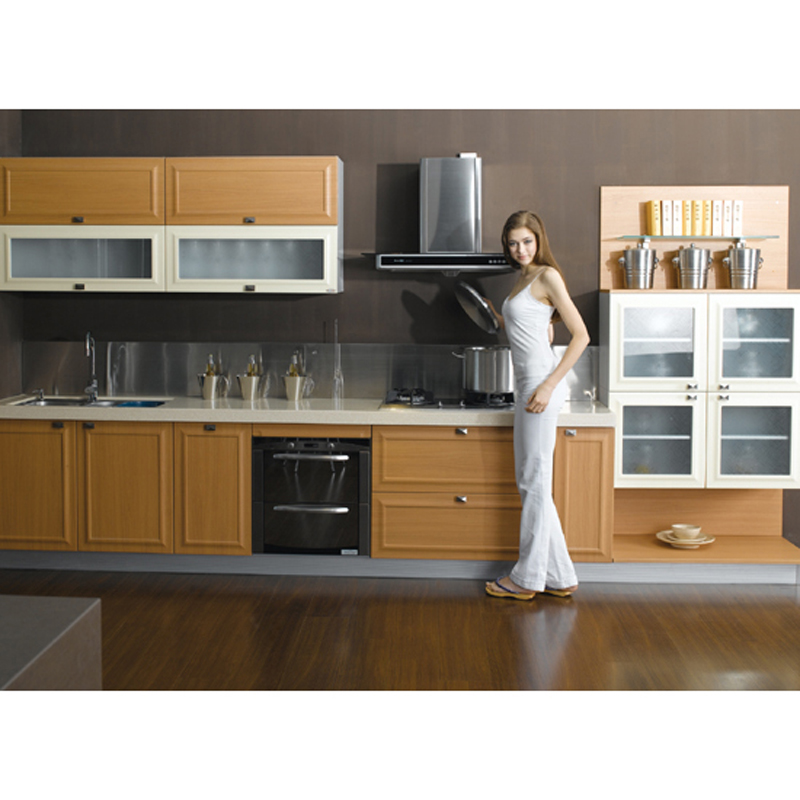 High quality pvc material kitchen cabinets 