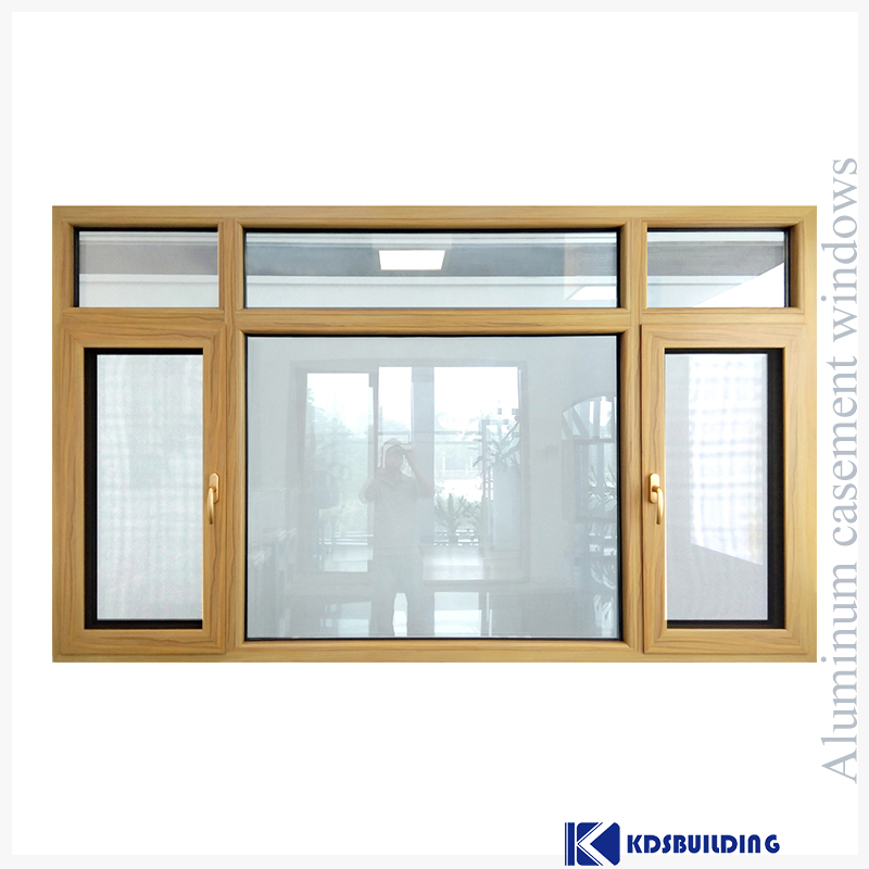 French aluminum grill office glass commercial window price